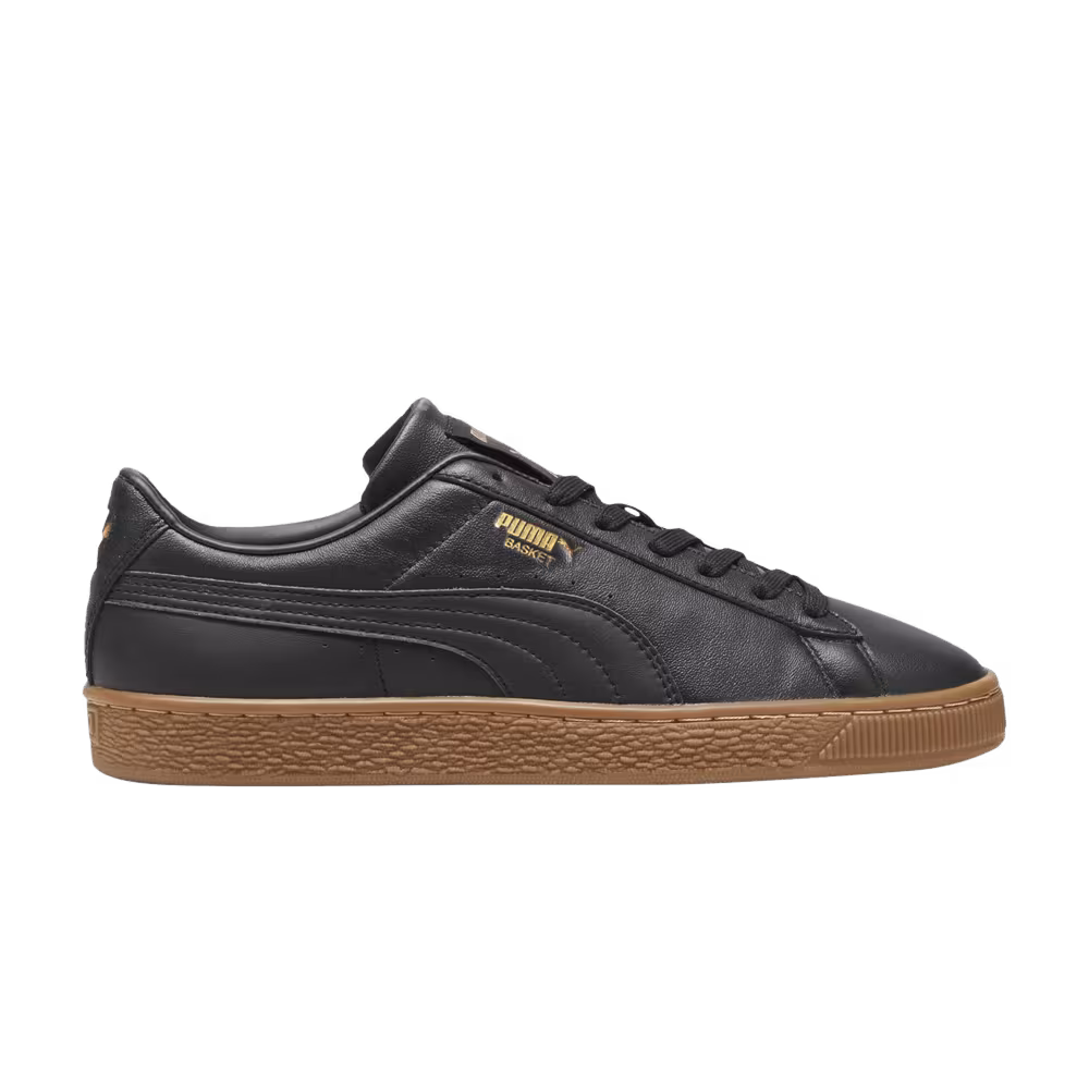Puma Basket Classic 21 Black Gold Gum