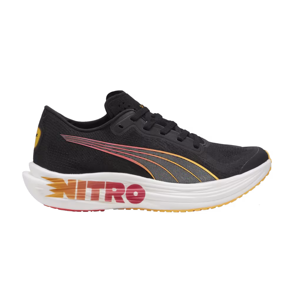 Puma Women's Deviate Nitro Elite 2 Black Sun Stream
