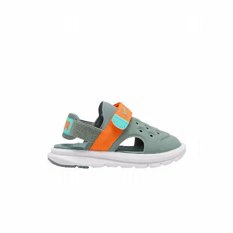 Puma Evolve AC Sandal Toddler 'Green Moon Orange Glo'