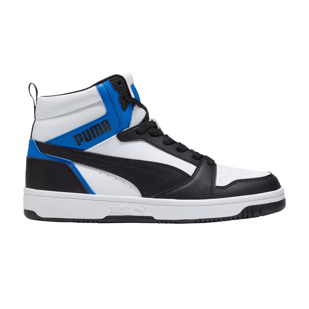 Puma Rebound Mid Black White Team Royal