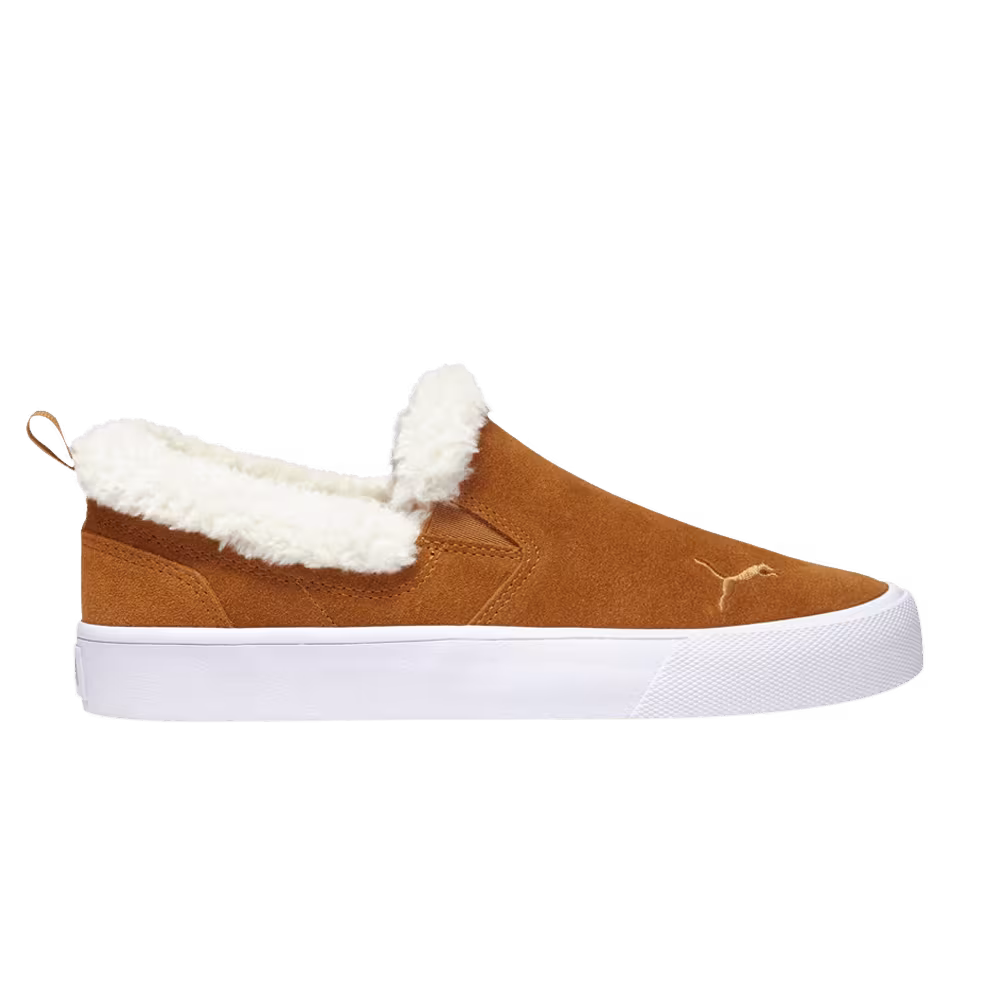 Puma Women's Bari Comfort Slip-On Sherpa - Desert Tan
