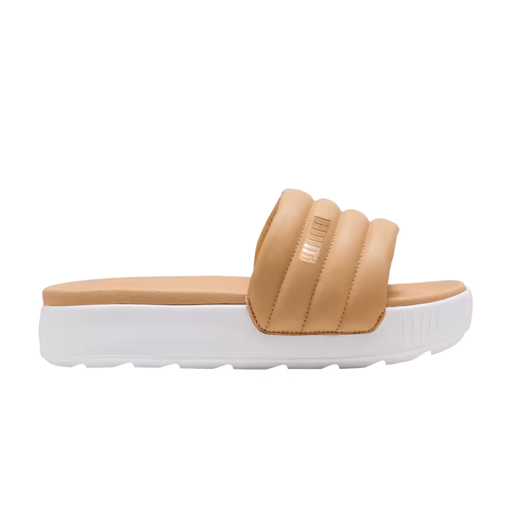 Puma Women's Karmen Puffy Slide Warm Beige