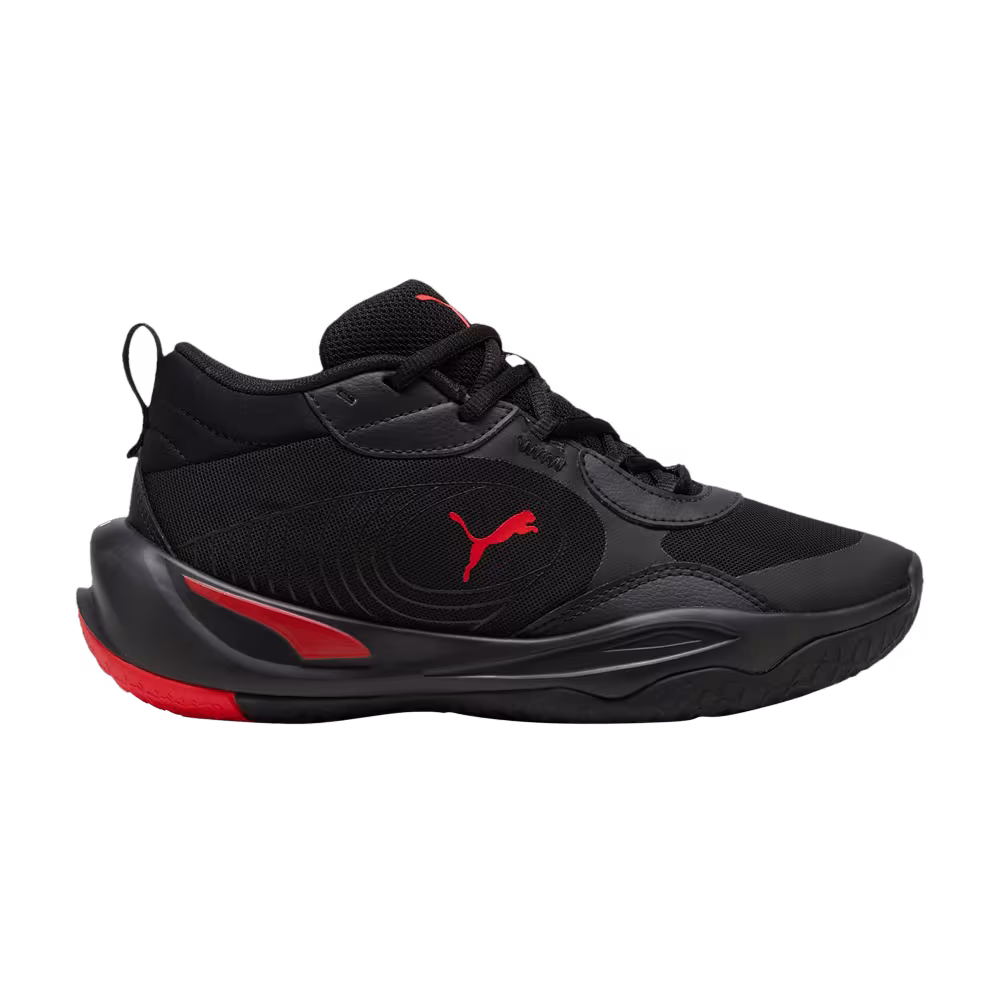 Puma Playmaker Pro Big Kid Black For All Time Red