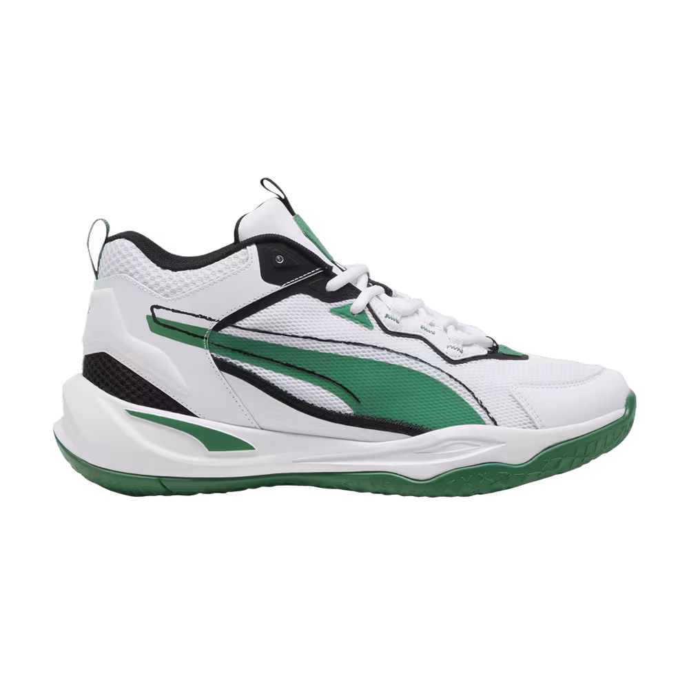 Puma Playmaker White Archive Green