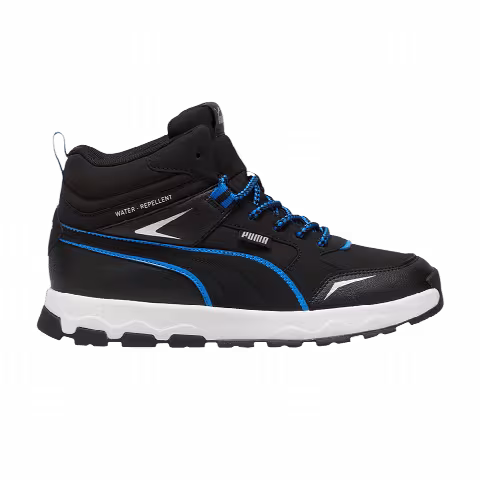 Puma Evolve Trail Big Kid 'Black Hyperlink Blue'