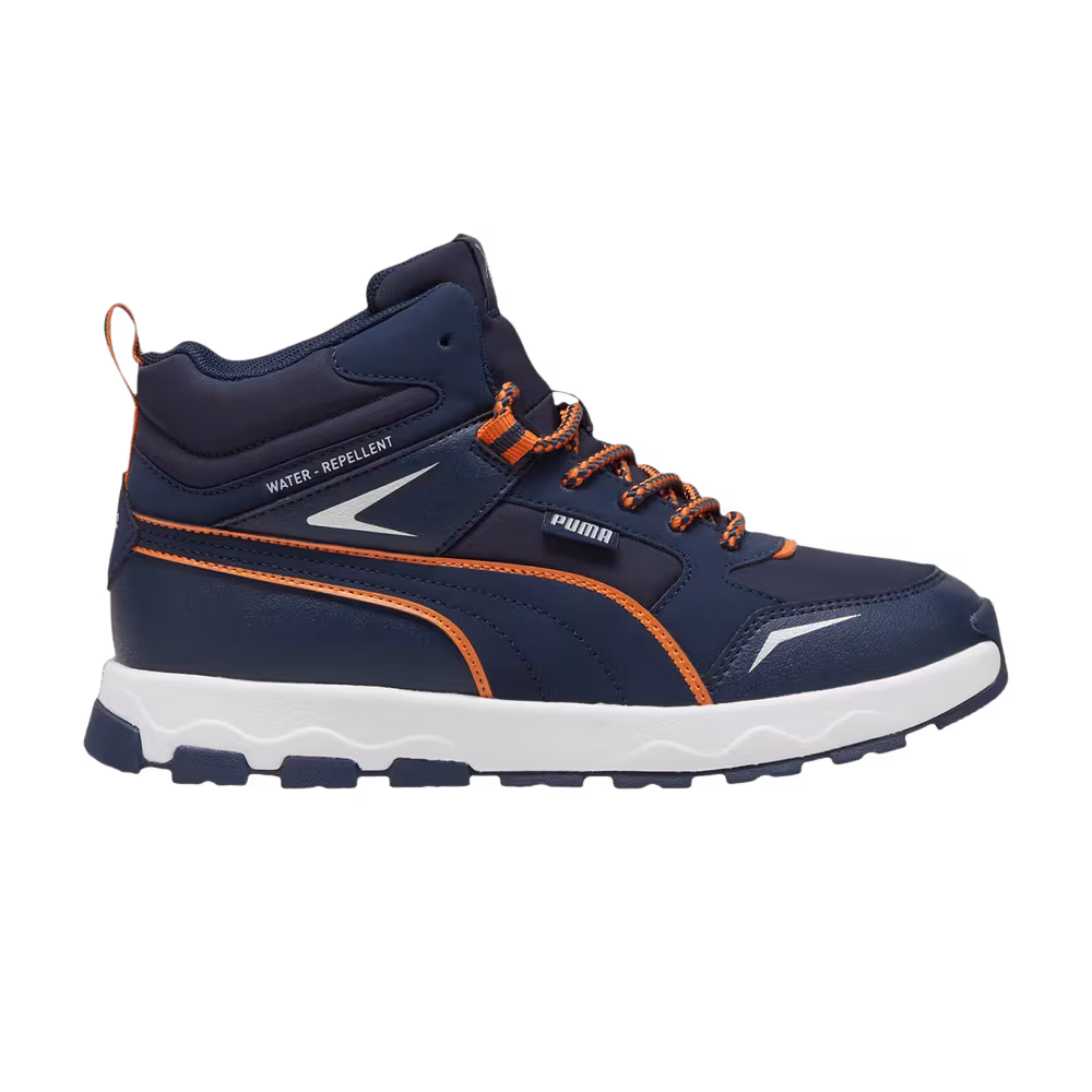 Puma Evolve Trail Big Kid Club Navy Maple Syrup