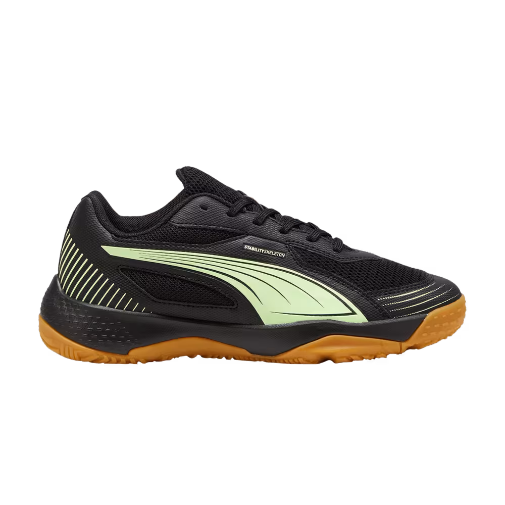 Puma Solarflash 3 Big Kid Black Fizzy Apple
