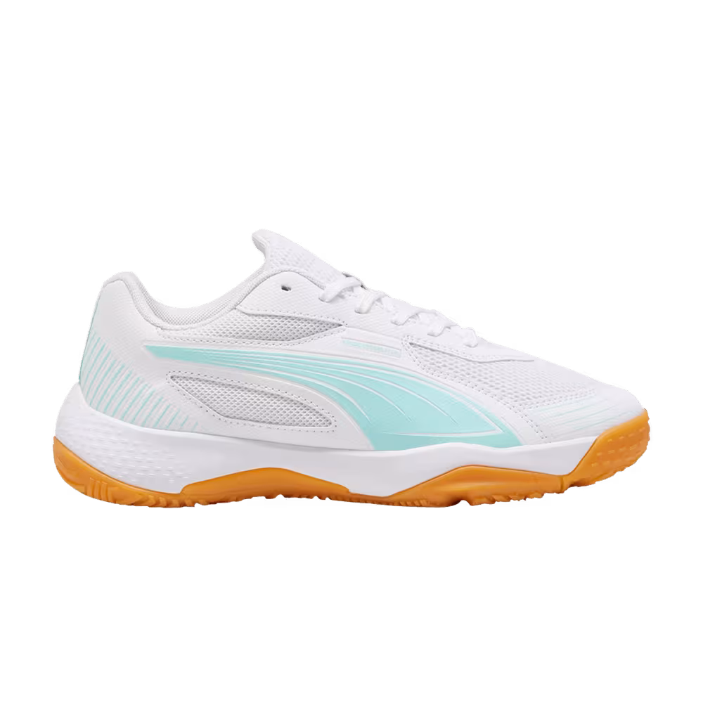 Puma Solarflash 3 Big Kid White Electric Peppermint