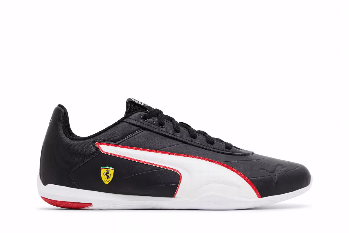 Puma Scuderia Ferrari x Tune Cat Black White, view 2