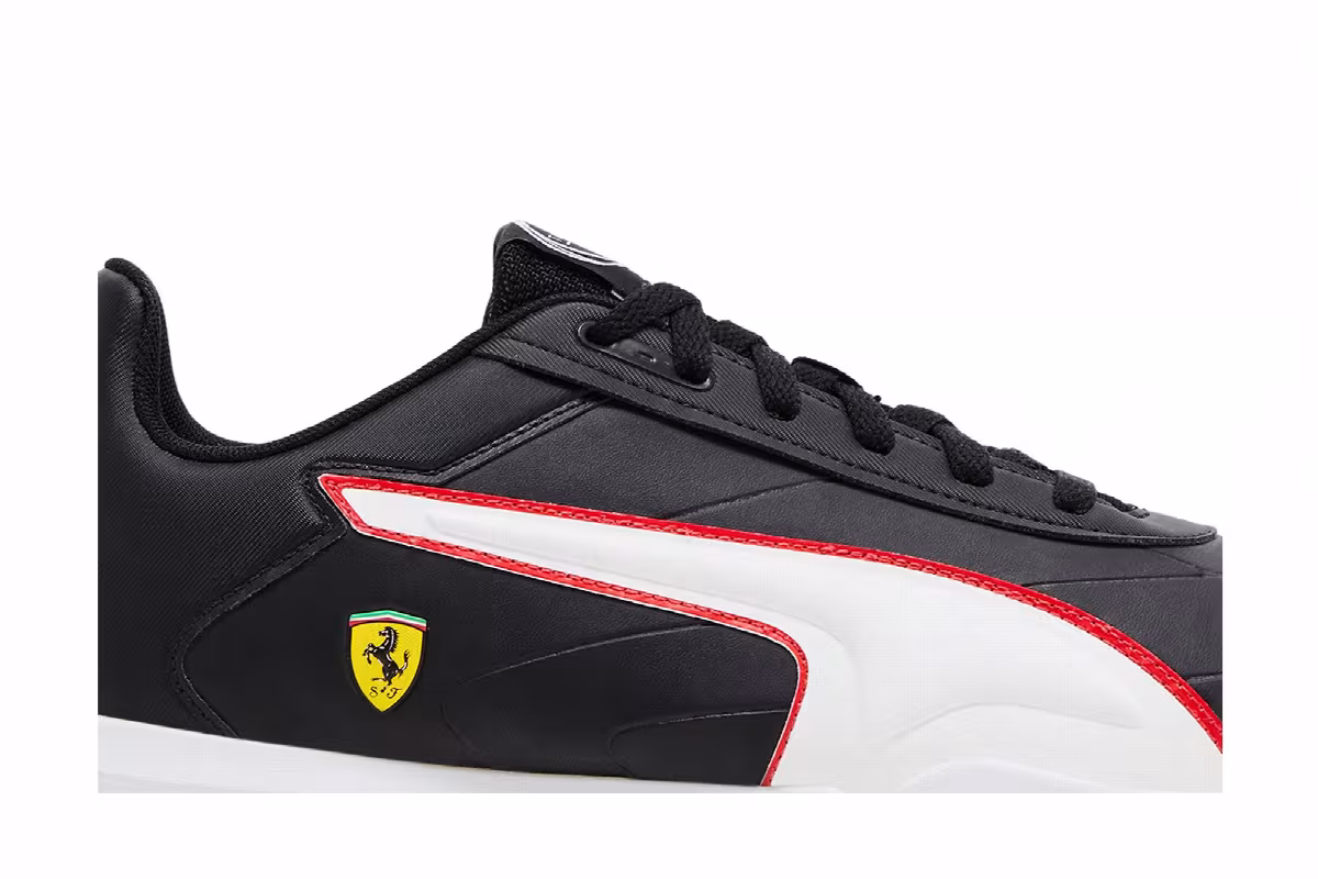Puma Scuderia Ferrari x Tune Cat Black White, view 3