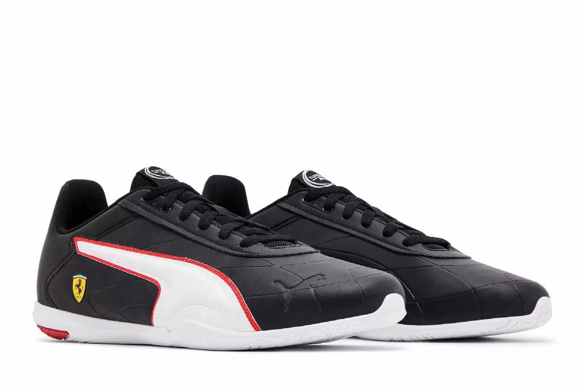 Puma Scuderia Ferrari x Tune Cat Black White, view 9