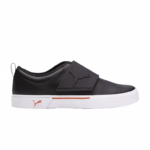 Puma El Rey II Slip On Perf Leather 'Black Chili Powder'