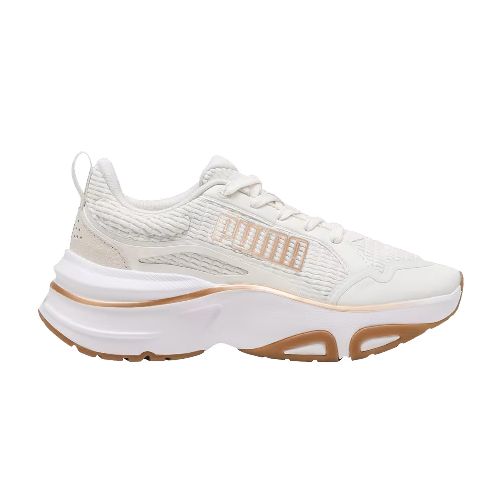 Puma Women's Softride Divine Vapor Grey Gold Gum