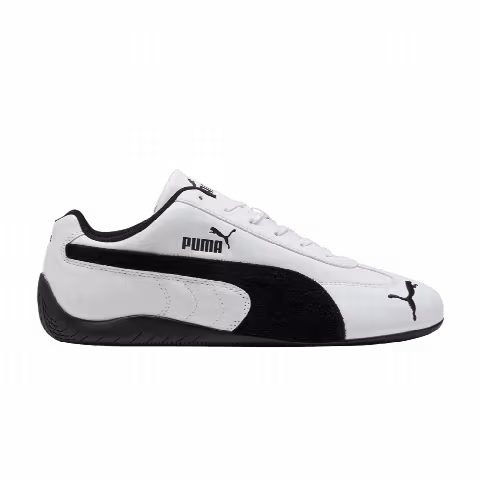 Puma Speedcat Leather 'White Black Suede Stripe'