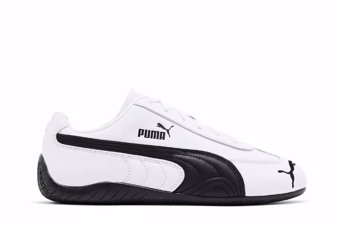 Puma Speedcat Leather White Black, view 2
