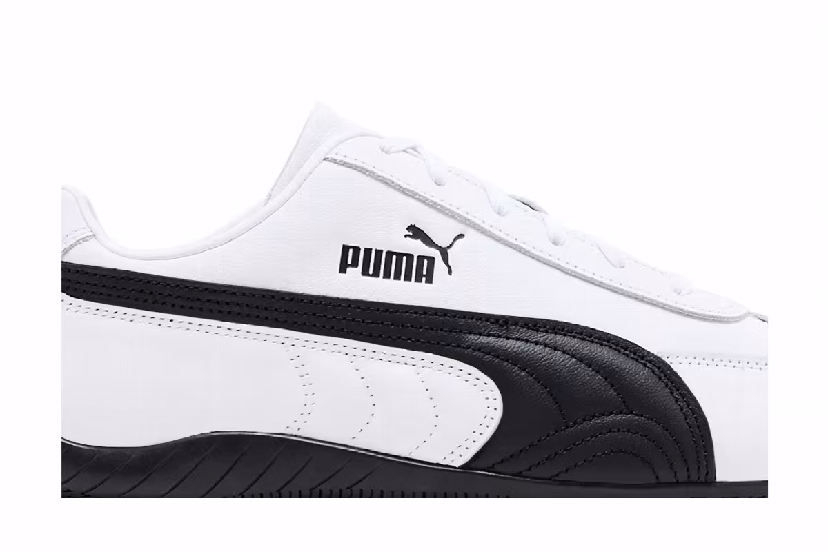 Puma Speedcat Leather White Black, view 3
