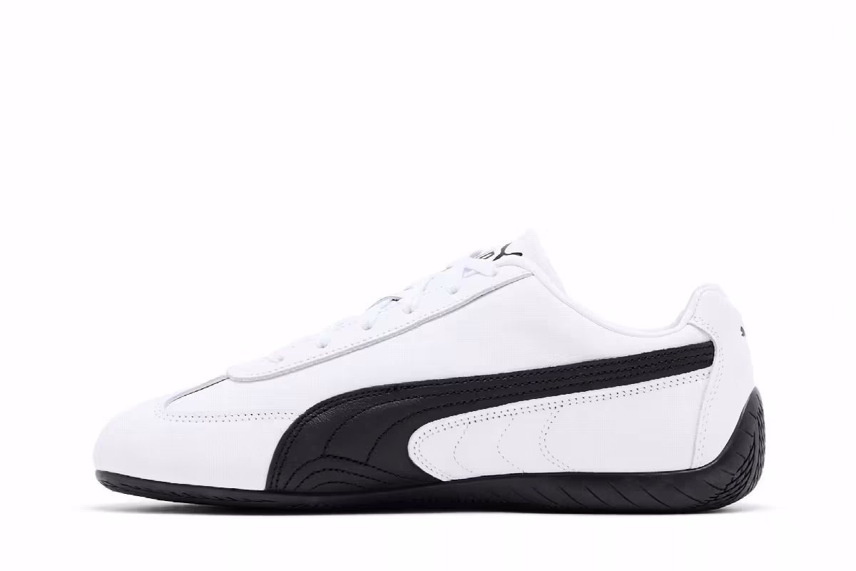 Puma Speedcat Leather White Black, view 4