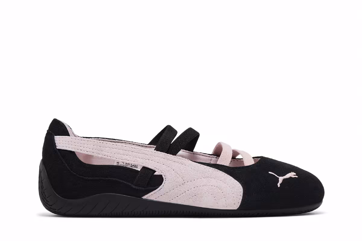 Puma Women's Speedcat Ballet SD Black Mauve Mist, view 2