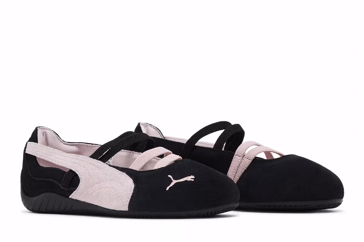 Puma Women's Speedcat Ballet SD Black Mauve Mist, view 9