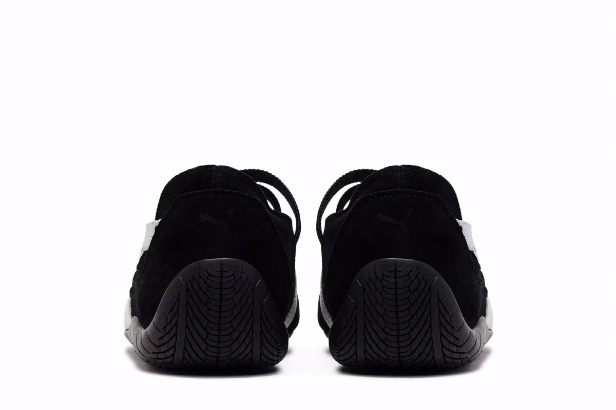 Puma Women's Speedcat Ballet SD Black White, view 7