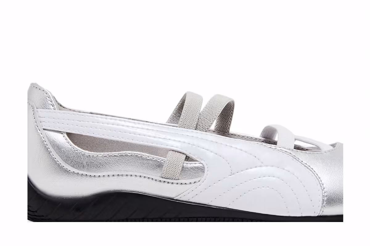 Puma Women's Speedcat Ballet Metallic - Silver, view 3