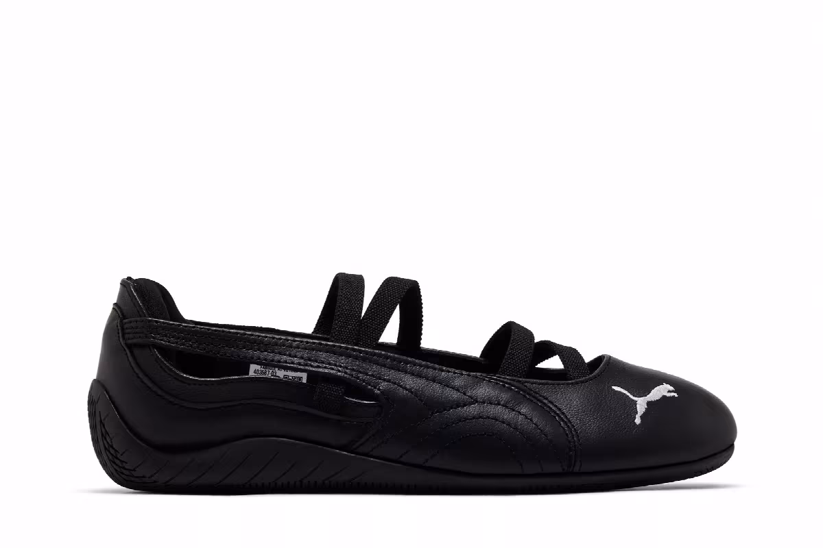 Puma Women's Speedcat Ballet Leather Black, view 2
