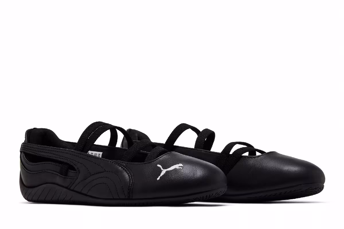 Puma Women's Speedcat Ballet Leather Black, view 9