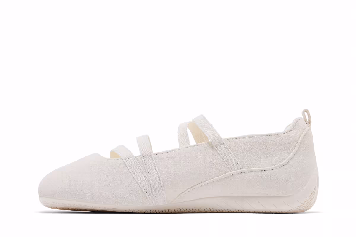 Rosé x Puma Women's Speedcat Ballet SD White Black Frosty Pink, view 4