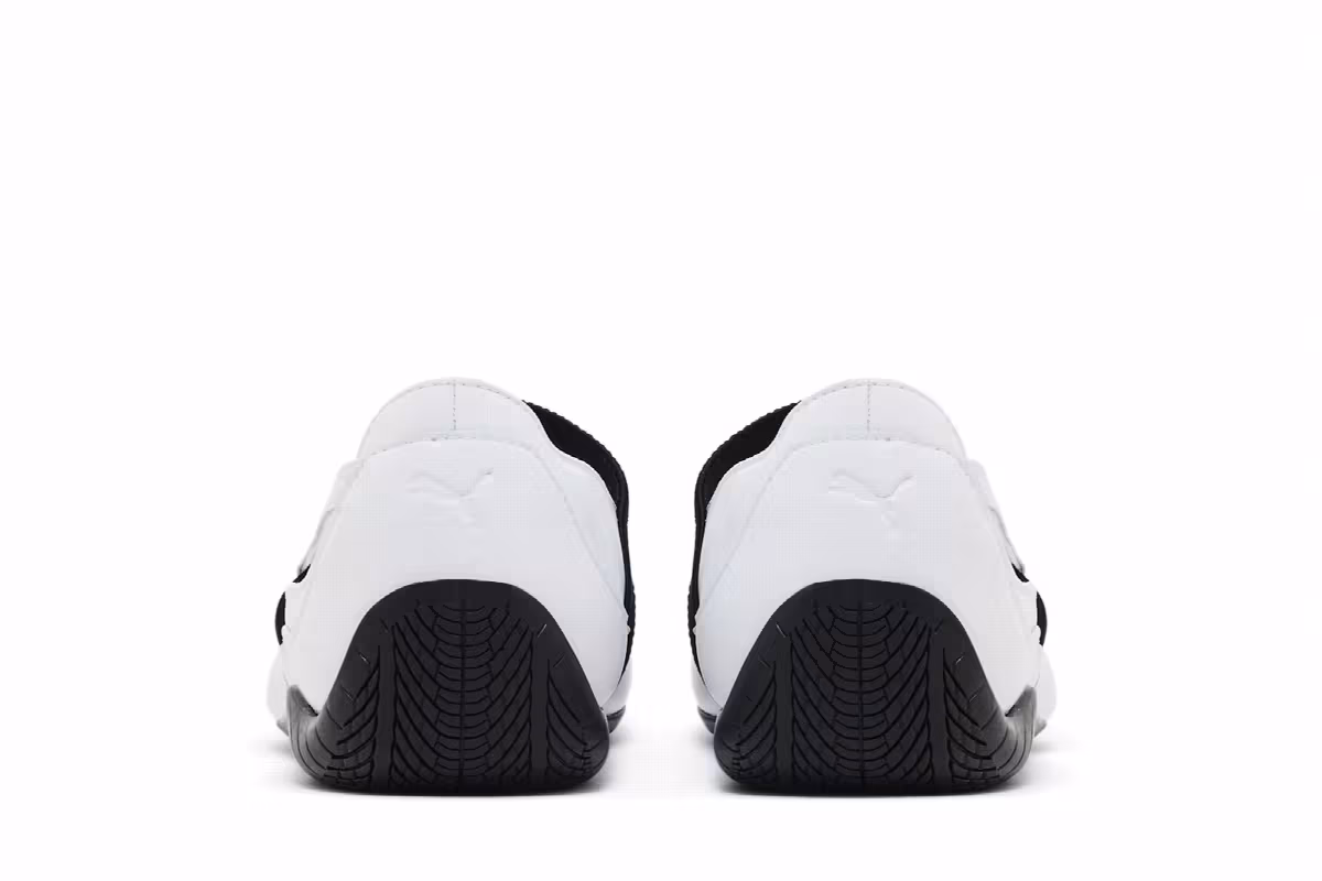 Puma Women's Speedcat Ballet Leather White Black, view 7