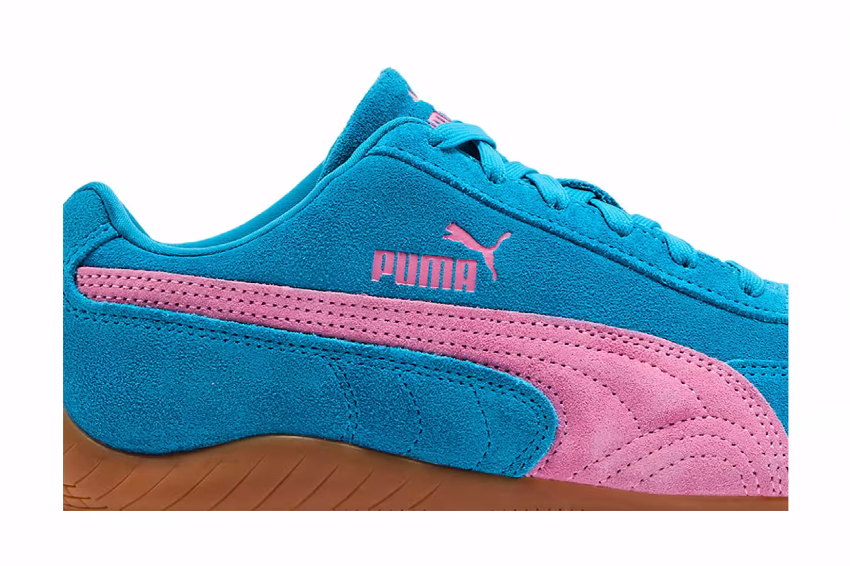 Puma Women's Speedcat OG Tropical Blue Poised Pink, view 3