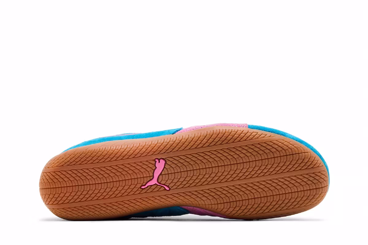 Puma Women's Speedcat OG Tropical Blue Poised Pink, view 5