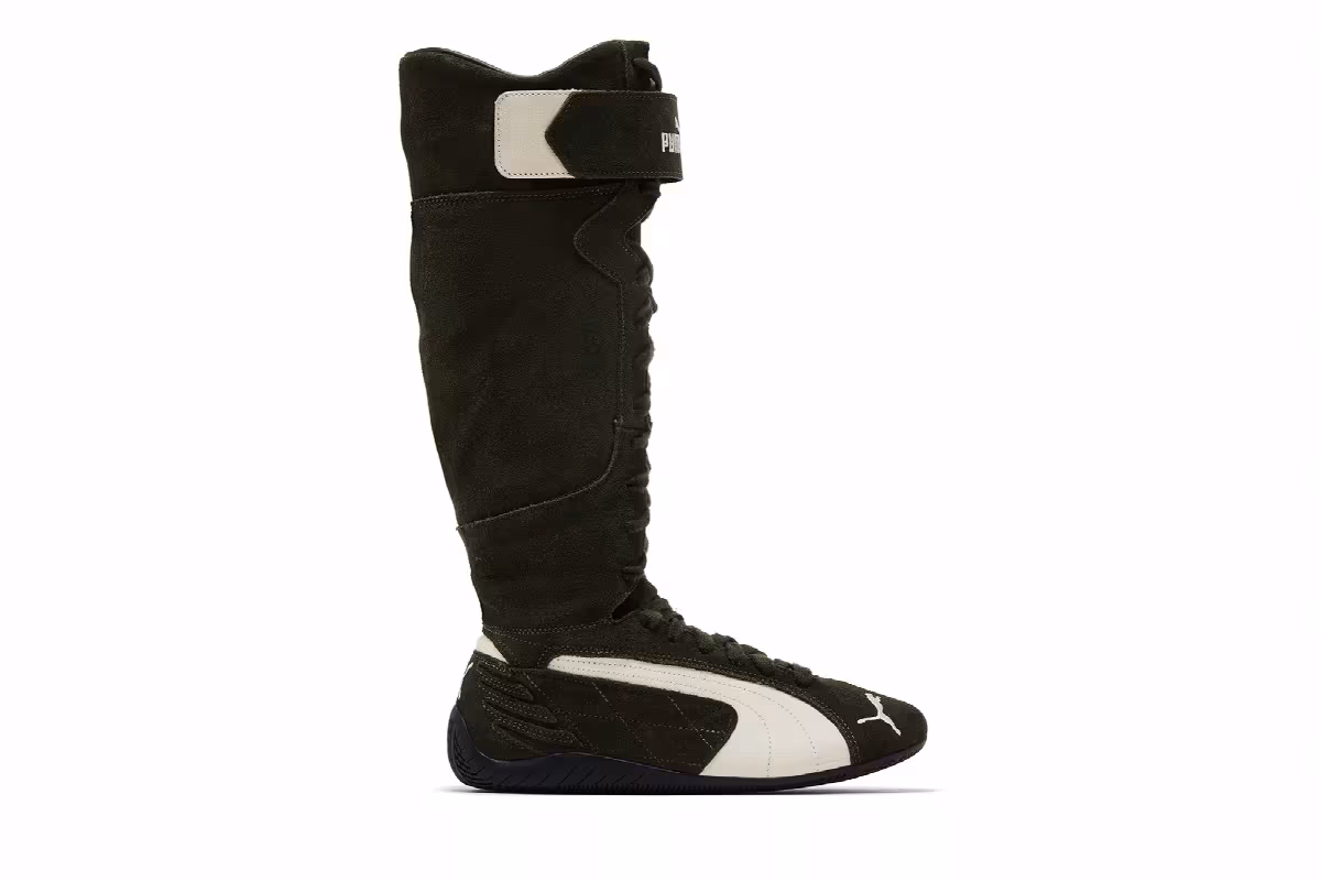 Puma Women's Speedcat Boot Dark Olive Frosted Ivory, view 2