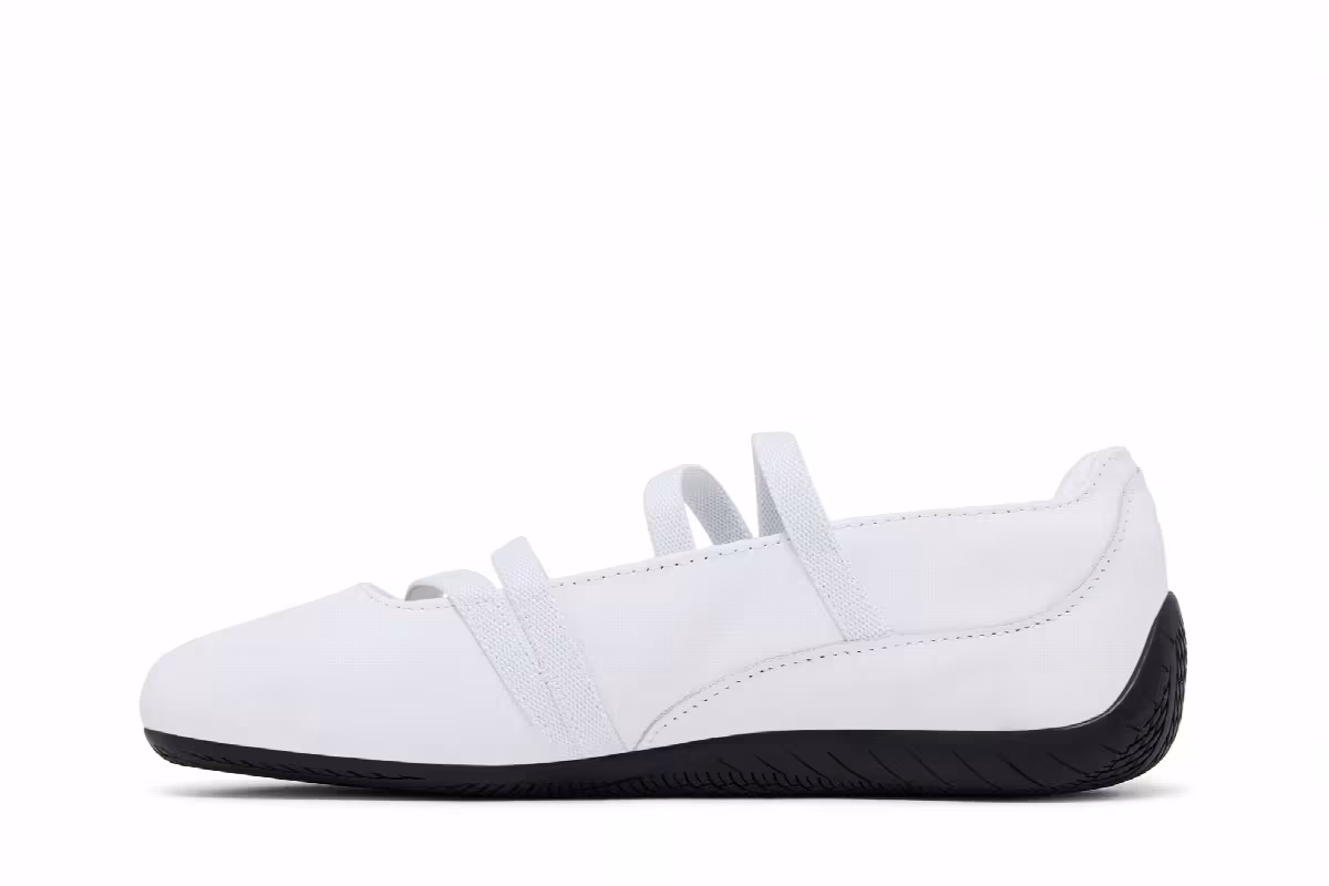Puma Women's Speedcat Ballet Leather White Alpine Snow, view 4
