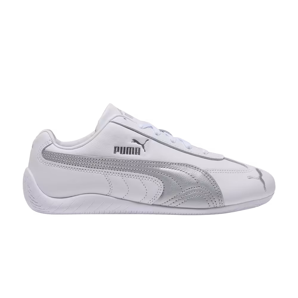 Puma Women's Speedcat Leather White Silver