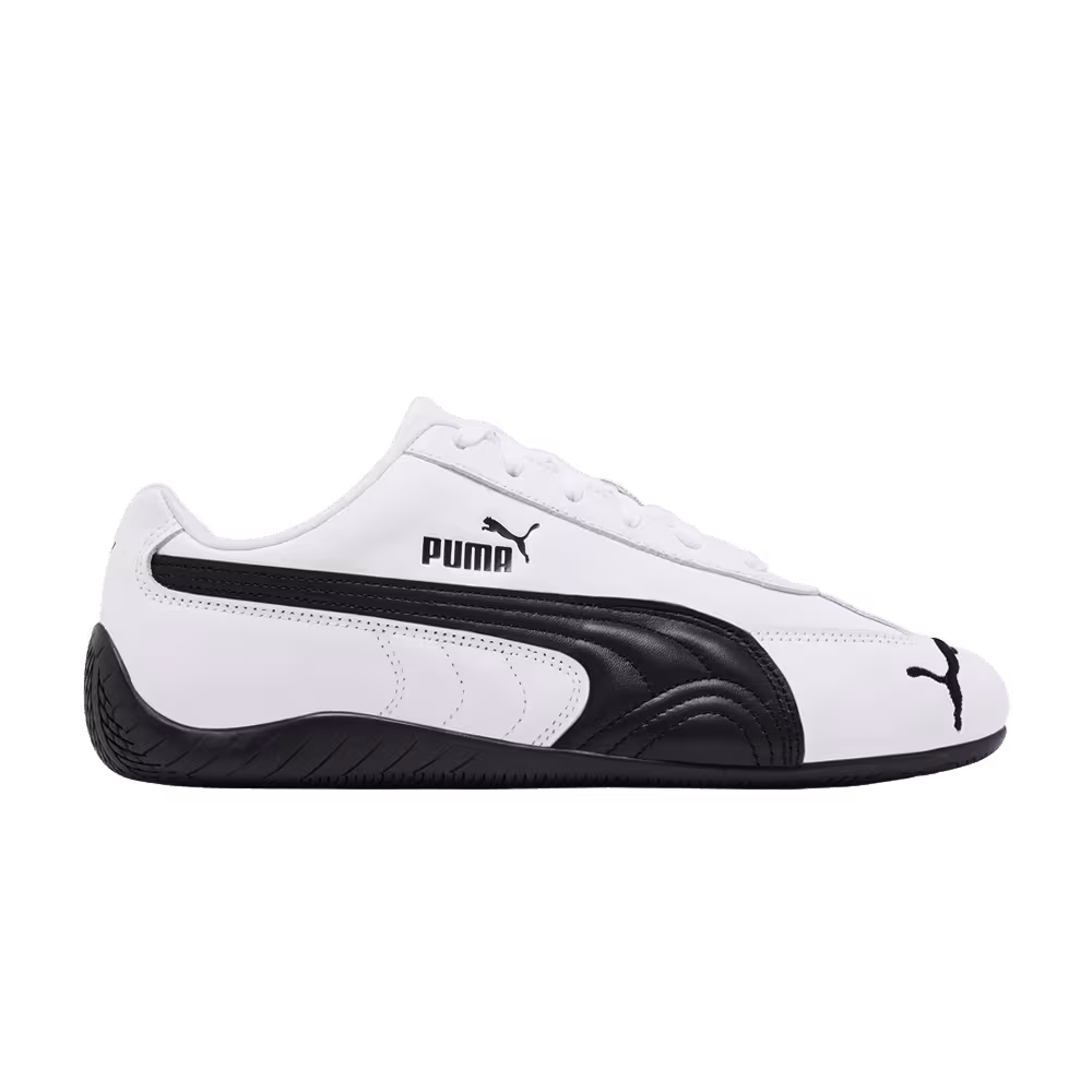 Puma Women's Speedcat Full Leather White Black