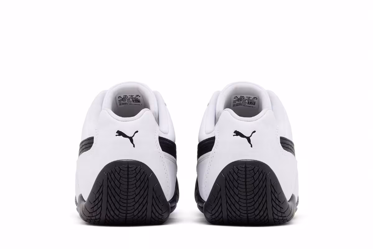 Puma Women's Speedcat Full Leather White Black, view 7