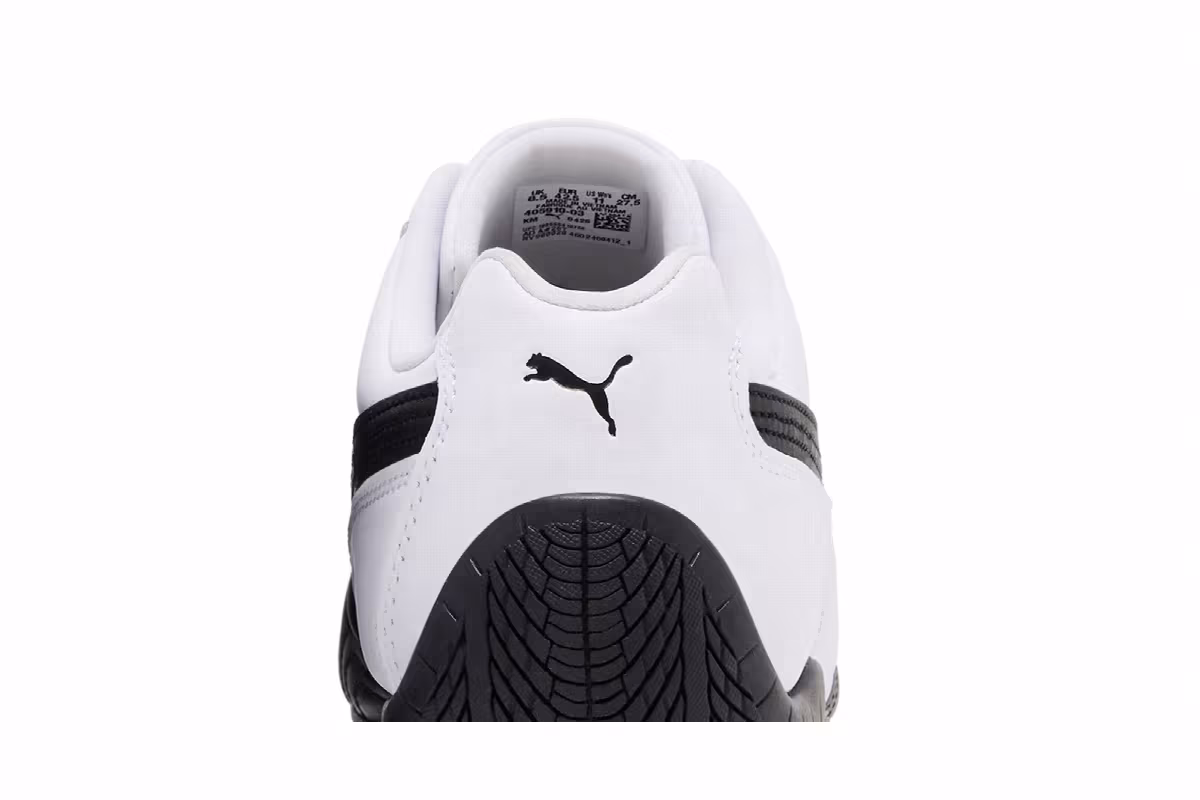 Puma Women's Speedcat Full Leather White Black, view 8
