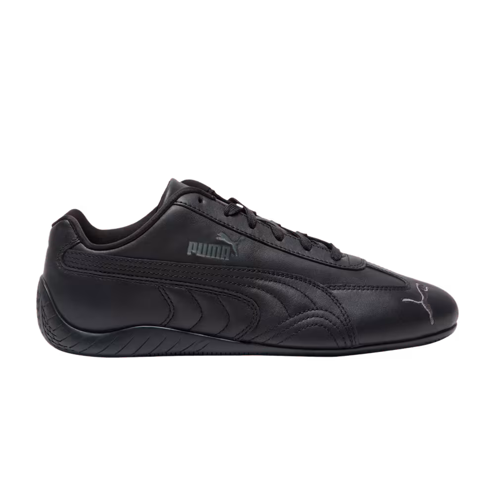 Puma Women's Speedcat Full Leather Black Shadow Grey