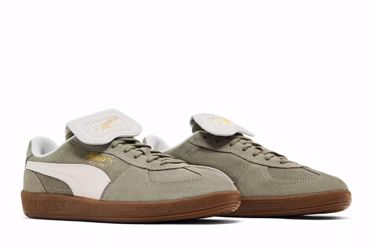 Puma Palermo Premium Suede Velvet Moss, view 9