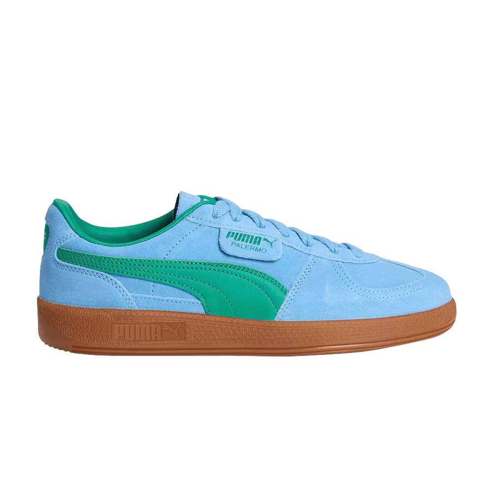 Puma Women's Palermo Team Light Blue Green Gum