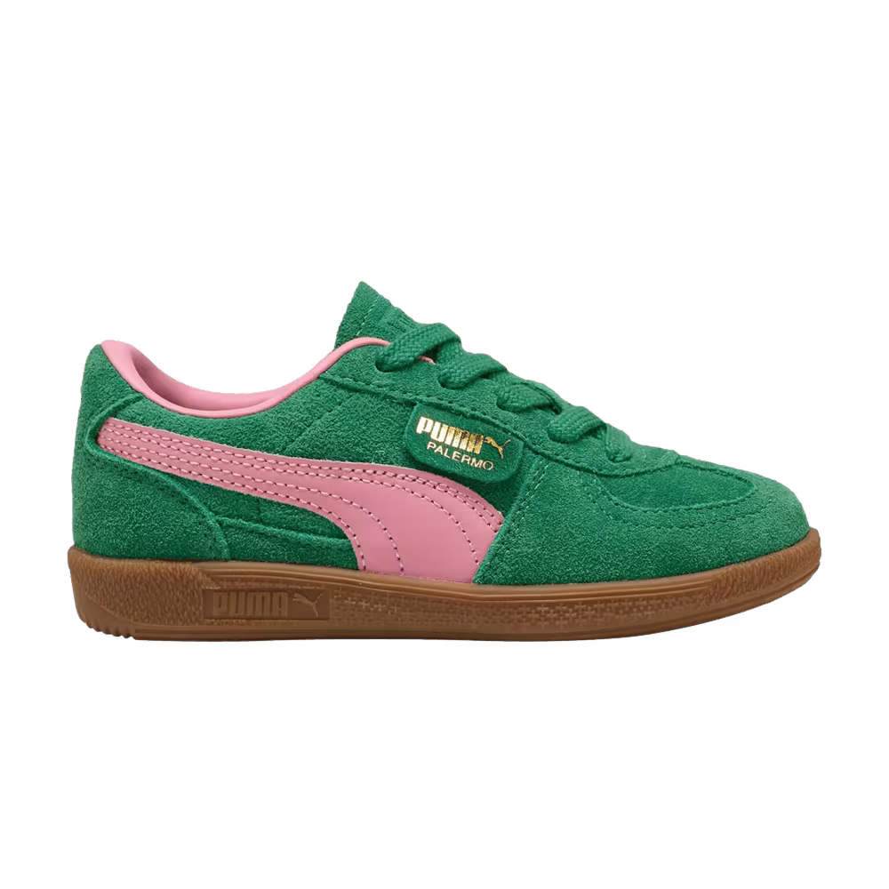 Puma Palermo Little Kid Archive Green Pinkscape
