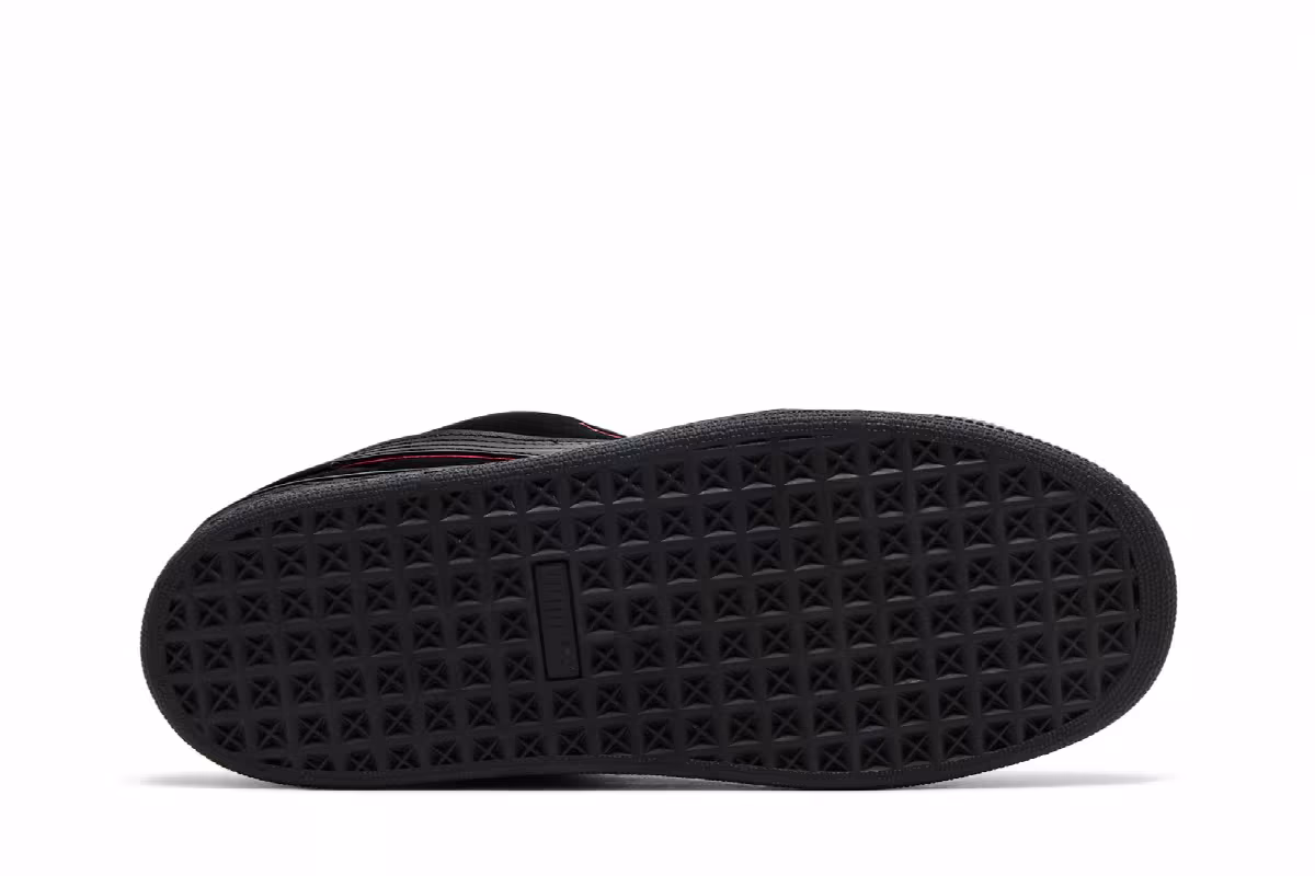 BMW M Motorsport x Puma Suede XL Black Pop Red, view 5