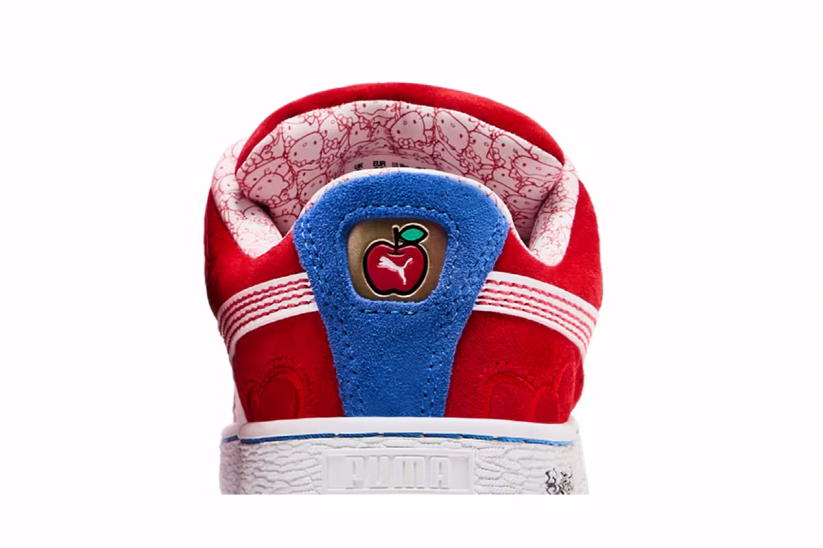 Hello Kitty x Puma Women's Suede XL Red Bow, view 8