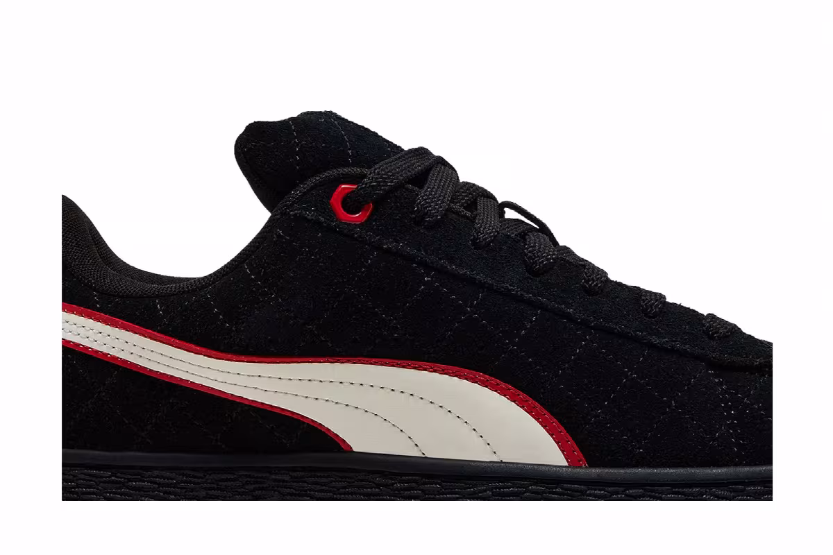 Scuderia Ferrari x Puma Suede XL Hero - Black Warm White, view 3