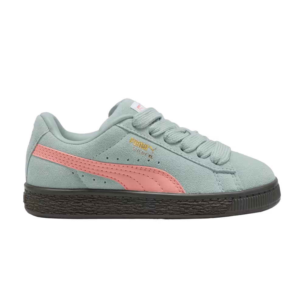 Puma Suede XL Little Kid Modern Mint Pink Fruit