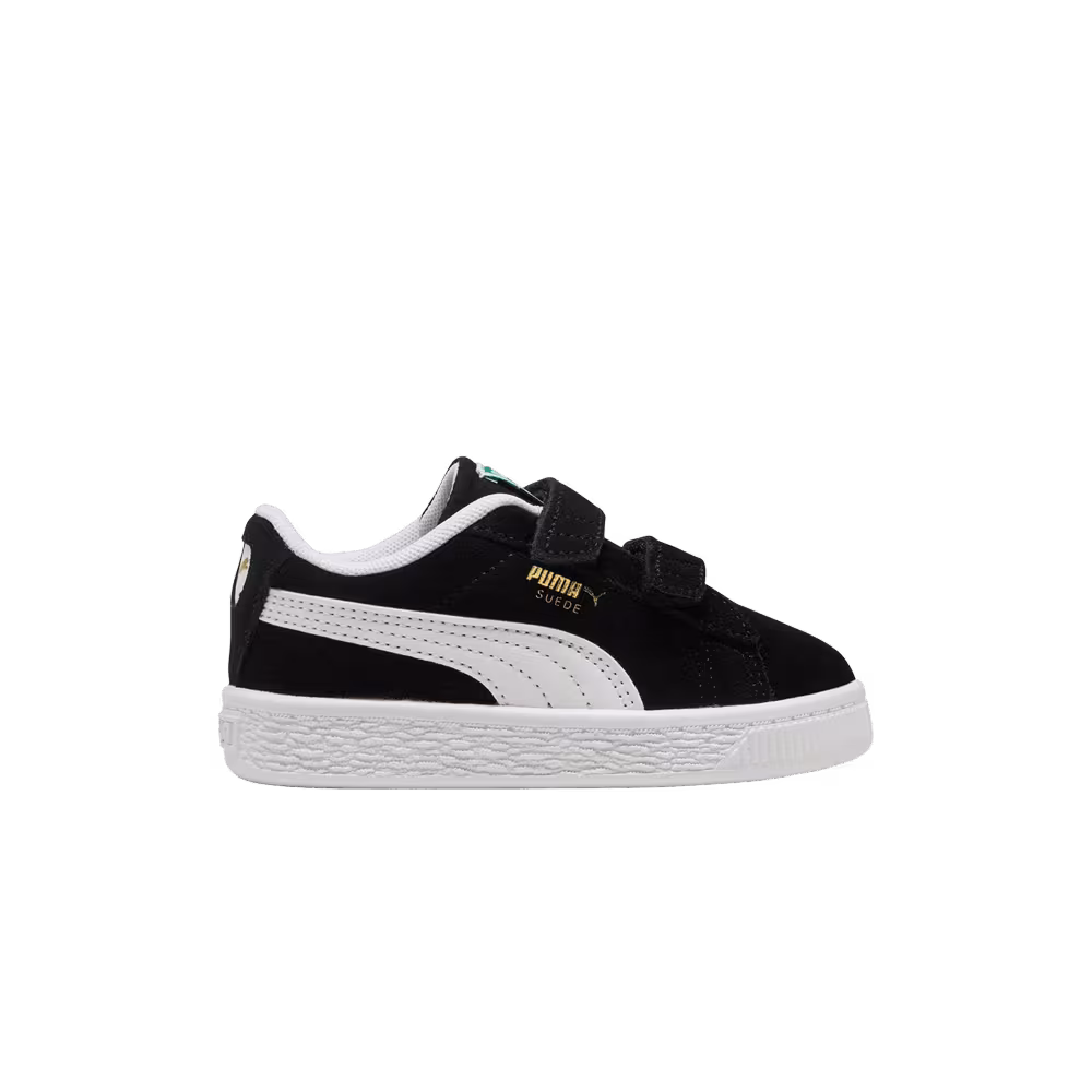 Puma Suede Classic Velcro Toddler Black White