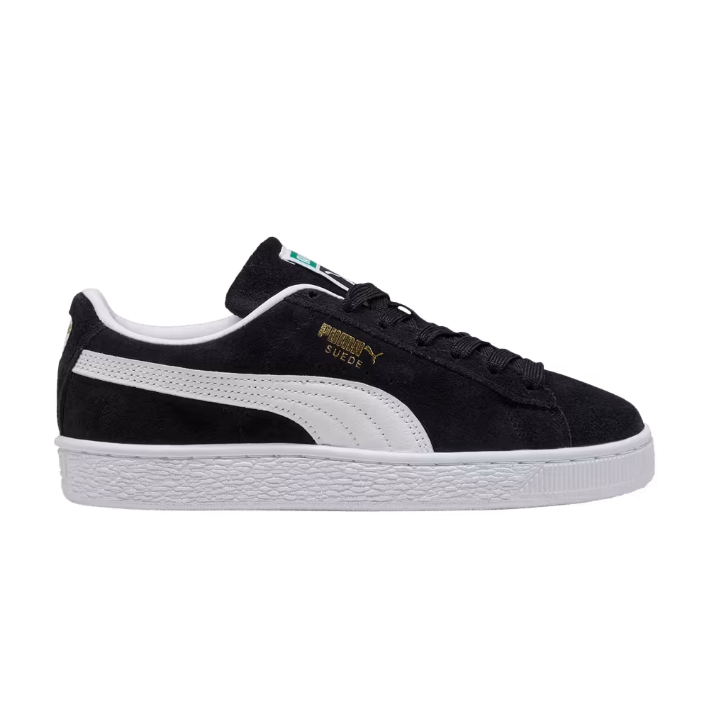 Puma Suede Classic Big Kid Black White