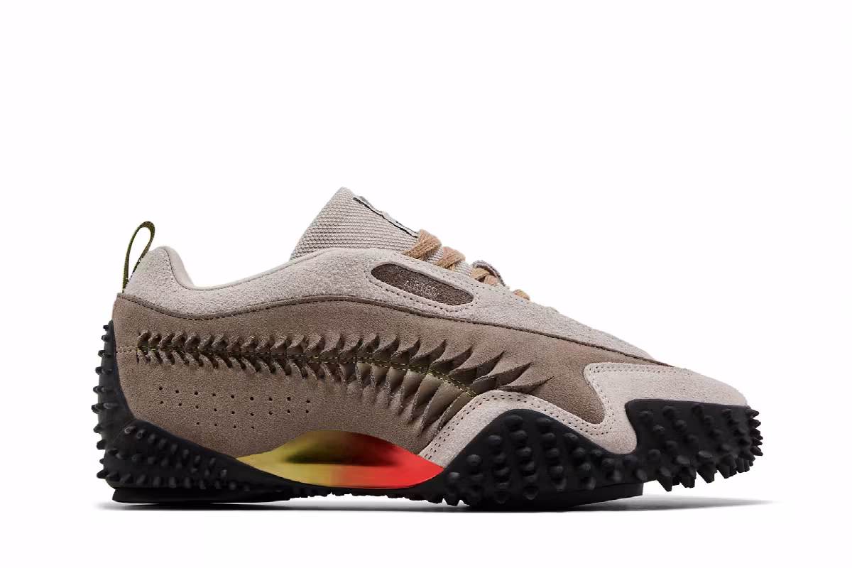 Aries x Puma Mostro Ecru Mouse Grey, view 2