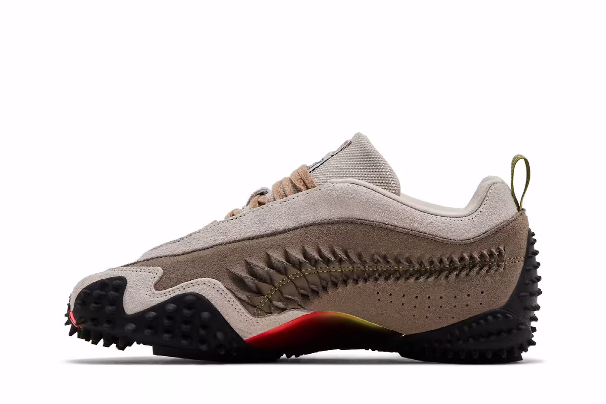 Aries x Puma Mostro Ecru Mouse Grey, view 4