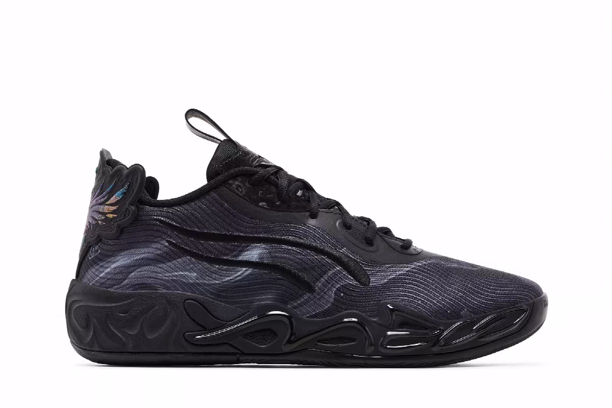 Puma MB.04 Lo Team Black Dark Amethyst, view 2